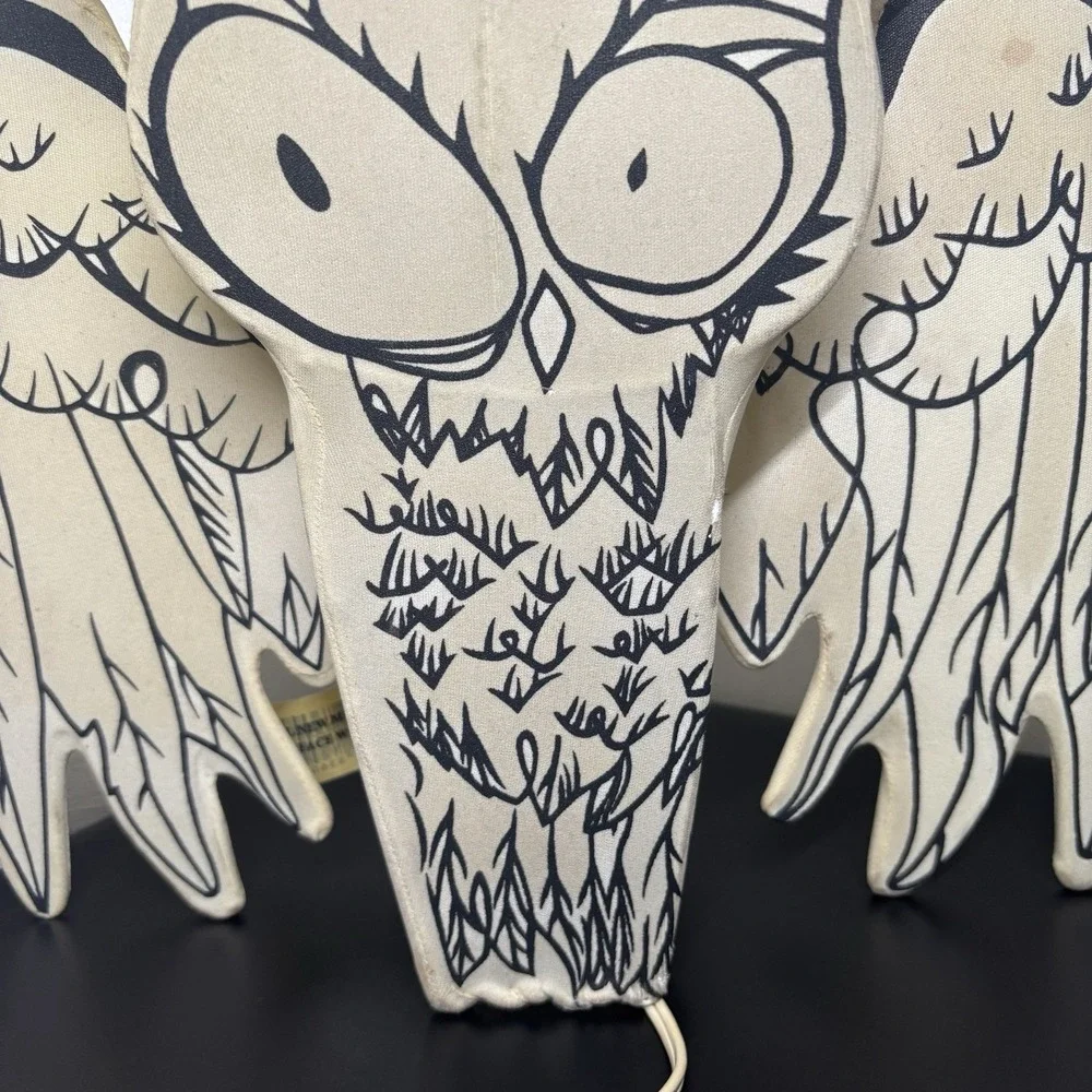 Vintage TRENDMASTERS RARE‎ Owl Hanging Lantern Pink Light 1980s Scary